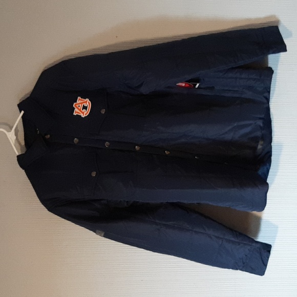 colosseum Other - Auburn Tigers Colosseum Detonate Quilted Full-Snap Jacket - Navy